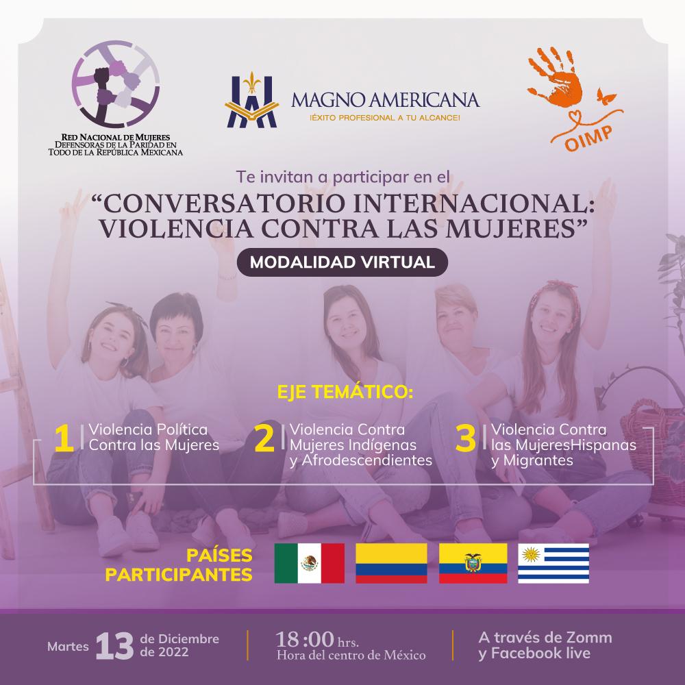 Conversatorio internacional: “Violencia contra las mujeres”